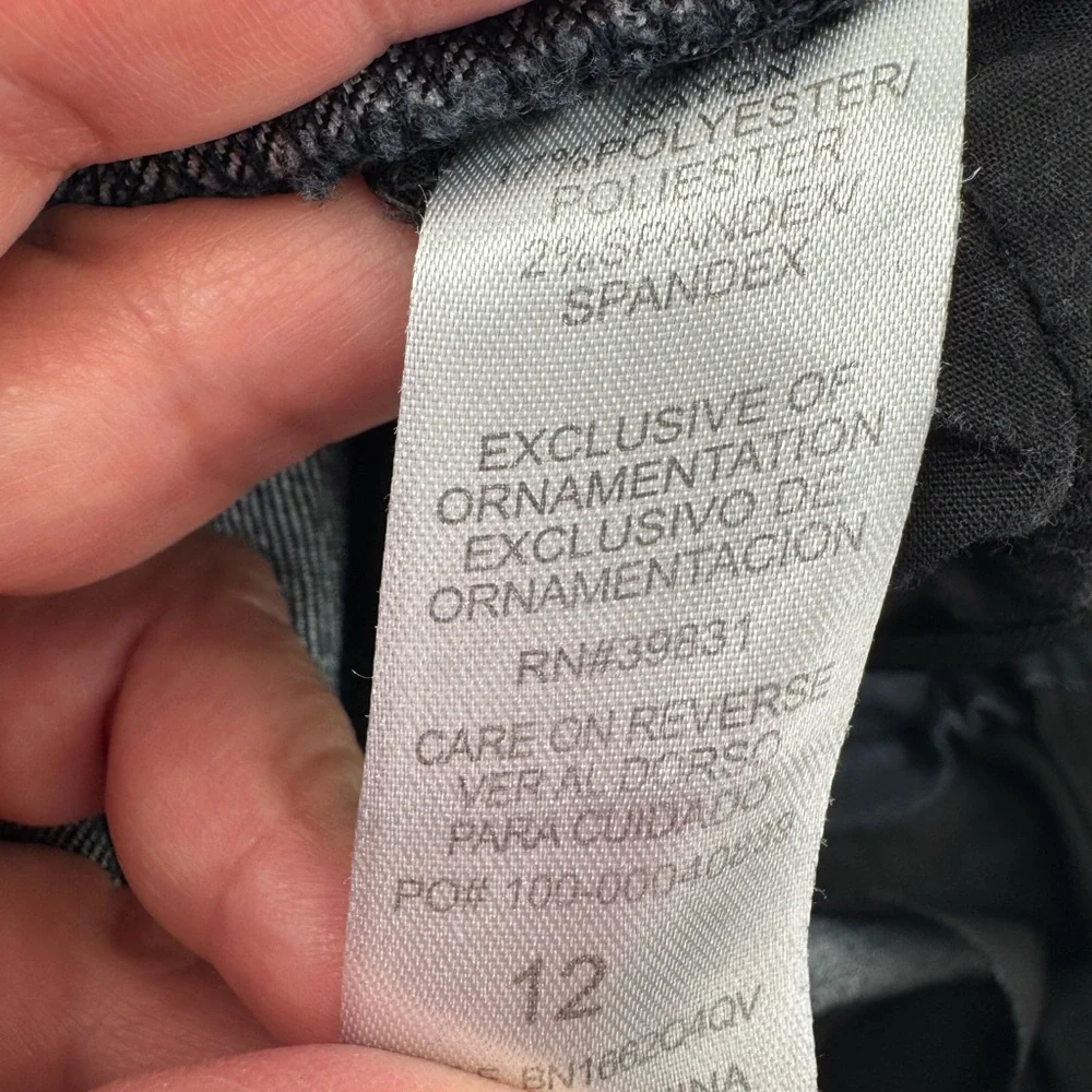 Women’s Democracy Ab technology Dark Blue Skinny Jeans size 12 - Picture 3 of 7